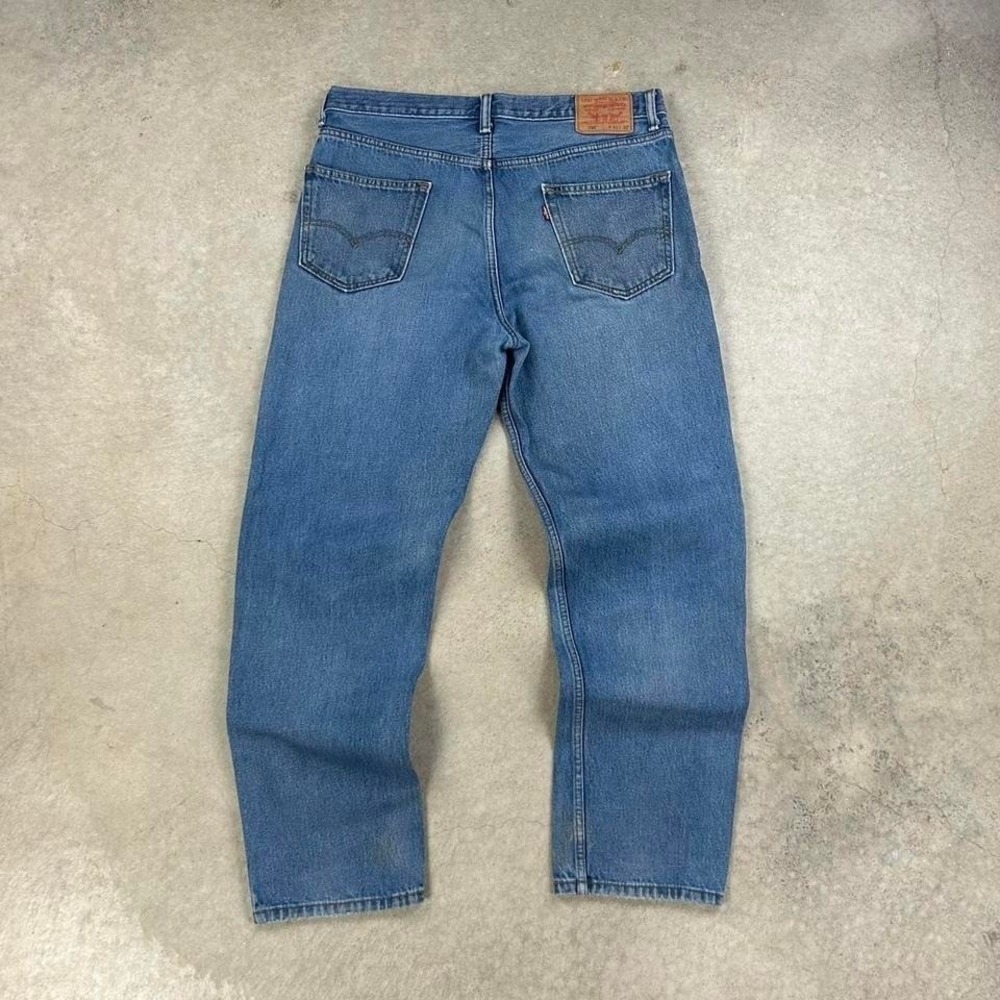 Vintage Levi's 550 Jeans Size‎ 36x32 Blue Light Wash Denim Relaxed Fit